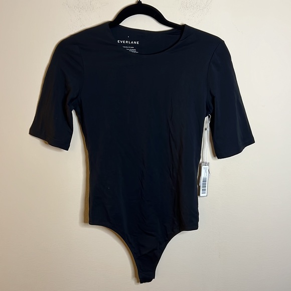 Everlane The Short-Sleeve Crew Neck Bodysuit - Thong - Picture 5 of 8